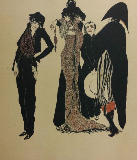 Decadent Movement, Aubrey Beardsley, Funky Art, Artist Art, Graphic Design Illustration, Dark Art, Aesthetic Art, New Art, Art Inspo