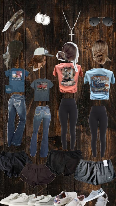 Country fishing/mudding fits #country #countrygirl #countryoutfit #countryfit #fishingfit #muddin Cute Southern Outfits, Country Fishing, Cute Easy Outfits For School, Country Western Outfits, Country Outfits Women, Cute Cowgirl Outfits, Casual Country Outfits, Southern Outfits, Country Style Outfits