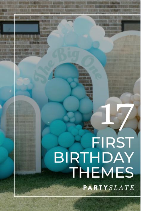 1 Year Decoration First Birthdays, Home One Birthday Party Ideas, One Year Old Birthday Party Ideas, Unique Birthday Themes For Boys, One Year Old Theme, One Year Old Party Themes, One Year Old Birthday Party Boy Themes, 1st Birthday Boy Themes Unique, 1st Birthday Themes For Boys