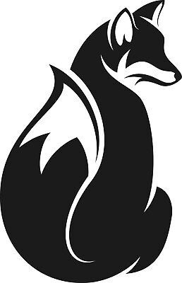 Wildlife Animal Fox decal vinyl sticker wall window vehicle display mural 003 | eBay Fox Silhouette Art, Cool Silhouette Art, Fox Line Drawing, Animal Silhouette Art, Fox Stencil, Tattoo Lining, Wolf Silouhette Art, Fox Pumpkin, Forest Animals Silhouette Woodland Creatures