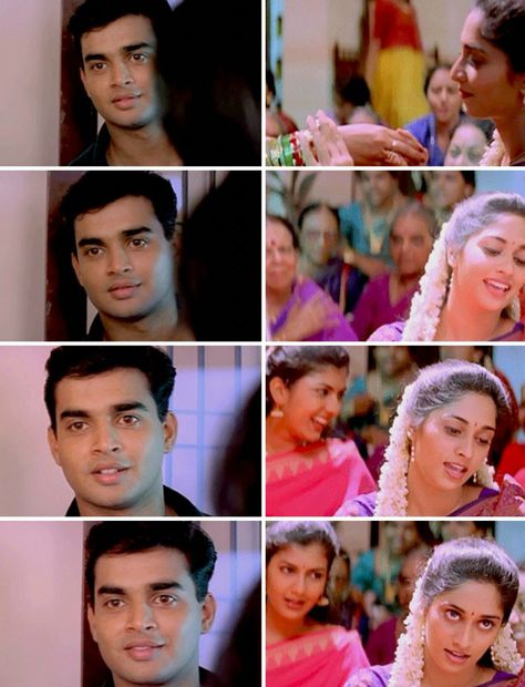 Alaipayuthe scene Alaipayuthe Movie Stills, Alaipayuthey Images Hd Wallpaper, Aishwarya Rai Movies, Photo Romance, He Looks At Her, R Madhavan, Mani Ratnam, Romantic Couple Images, Zero Wallpaper