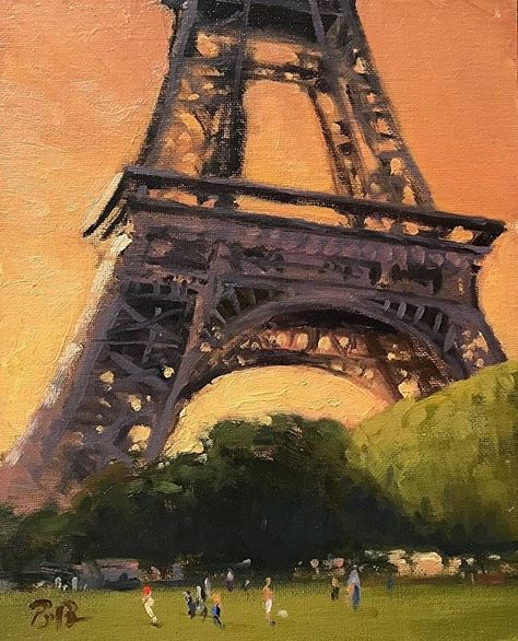 Paintings Of France, Paris Landscape Painting, Paris Aesthetic Painting, Paris Oil Pastel, Paris Painting Ideas, Eiffel Tower Painting Acrylic, Paris Oil Painting, France Painting, Paris Painting Acrylic