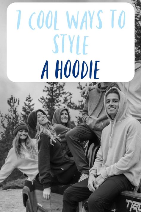 A look at a variety of cool and fashion savvy ways to style a hoodie. Hoodies are always cool but they just got better with these fabulous style hacks Jeans And Hoodie Outfit Casual, How To Style A Hoodie With Jeans, Hoodie Under Shirt Outfit, How To Style A Hoodie, Ways To Style A Hoodie, Style A Hoodie, Mommy Jeans, Hoodie Outfit Casual, Hoody Outfits