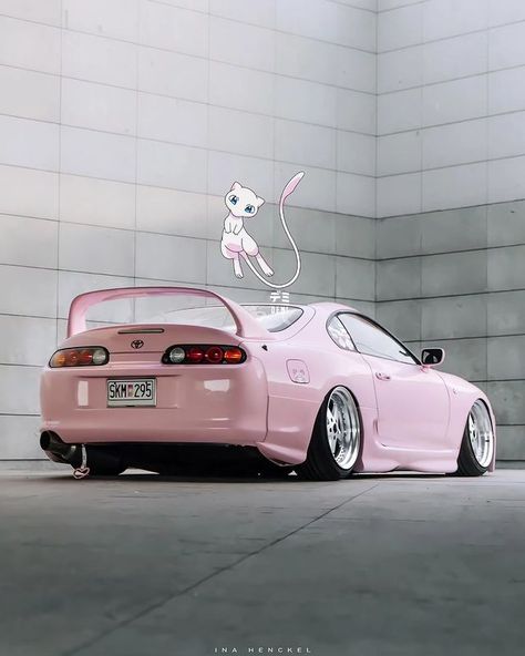 So dope 🔥🔥🔥;    #jdm #skyline #supra #nismo #Silvia #nissan #japan #jdmlifestyle #suprafactory #toyota86 #toyotasupra #r34 #gtr #rx7 #rx7club #stance #anime #animeedits #animeaesthetic #pokemon #pikachu #s15 #s14 Supra Mk4, Toyota Supra Mk4, Street Racing Cars, Ae86, Car Mods, Pink Car, Pretty Cars, Tuner Cars, Drift Cars