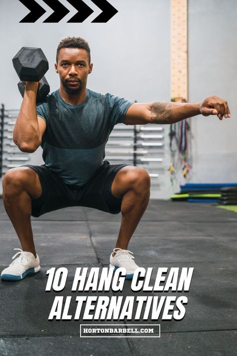 Hang Clean is one of the most effective exercises for building explosive power. However, sometimes you may find yourself needing an alternative for Hang Clean. For those times, here are my 10 favorite Hang Clean alternatives that still develop power. #hangclean #hangcleanalternative Power Clean Workout, Clean Workout, Olympic Lifts, Hang Clean, Anaerobic Exercise, Effective Exercises, Olympic Lifting, Power Clean, Senior Fitness