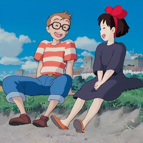 Anime Witches, Journal Pictures, Personajes Studio Ghibli, Studio Ghibli Background, Studio Ghibli Characters, Anime Witch, Classic Anime, Ghibli Artwork, Kiki Delivery