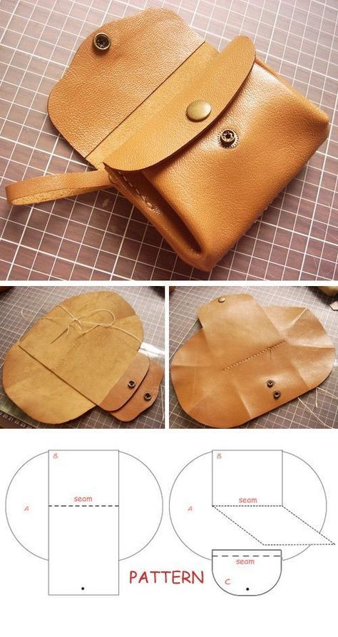 Pattern Leather Wallet, Leather Envelope Wallet, Leather Bags Handmade How To Make, Making A Leather Bag, How To Make Jacket, Sewing Pattern Accessories, How To Make A Wallet, Diy Leather Purse Pattern, Leather Bags Handmade Pattern