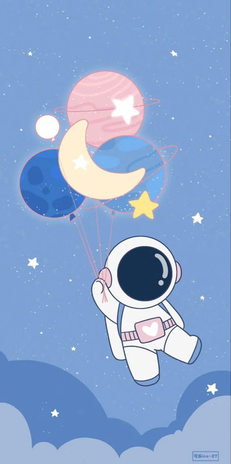 Cute Astronaut Drawing, Galaxy Drawings, Astronaut Drawing, Cat Phone Wallpaper, Pink Glitter Wallpaper, L Wallpaper, Aesthetic Galaxy, Space Drawings, Space Illustration