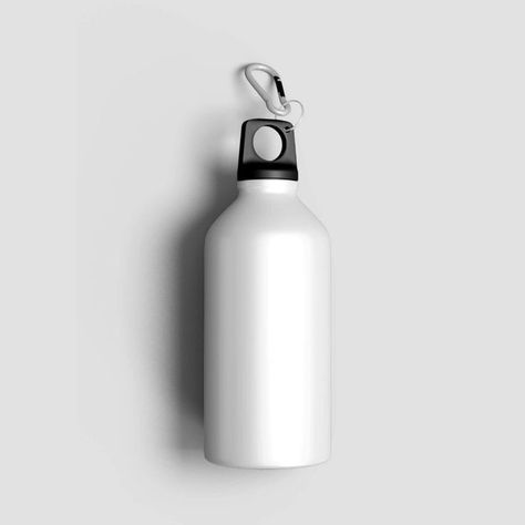 Water Bottle Mockup, Birthday Background Design, White Pump, 달력 디자인, Design Mockup Free, Free Mockup Templates, Metal Water Bottle, Aluminum Water Bottles, Branding Design Packaging