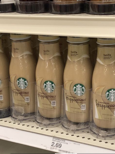 Frappucino Starbucks Aesthetic, Starbucks Coffee Glass Bottles, Eat Aesthetic, Mocha Frappe Aesthetic, Carmel Frappe Aesthetic, Starbucks Frappuccino Bottles, Starbucks Vanilla Frappuccino Bottle, Frappuccino Bottles, 2023 Wishlist