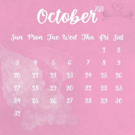 October Sun, Calendar Widget, October Calendar, Retro Art Prints, Pink Images, October Nails, Simple Phone Wallpapers, Pink October, Tablet Wallpaper