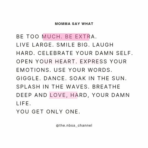 Yo Momma Say Don't You Dare Dim Your Light! Bring your energy of living unapologetically your Authentic Self. Express Yourself! Speak Your Truth! You are doing the work, and we know it is one helluva journey. Unapologetically celebrate every inch of your vibrant being. Unapologetically embrace the unfiltered and unstoppable You. More props if you repelled that BS-Energy out ' cha day, because in the end, it is all about how you love yourself. This is the Energy our Mothers would give, ha... Yo Momma, Authentic Self, Love You, Bring It On