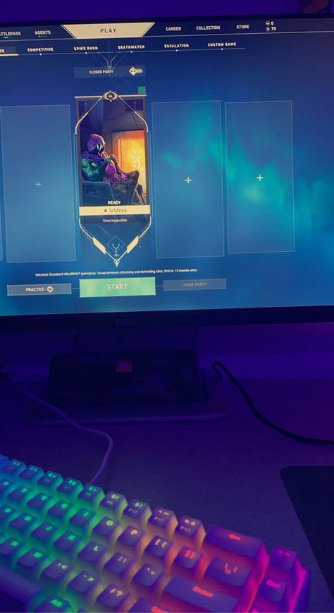 valorant lobby😹❤️ Valorant Pc Aesthetic, Valorant Gaming Setup, Valorant Computer, Valorant Setup, Valorant Skins, 4k Gaming Wallpaper, Space Phone Wallpaper, Jdm Wallpaper, Video Game Rooms