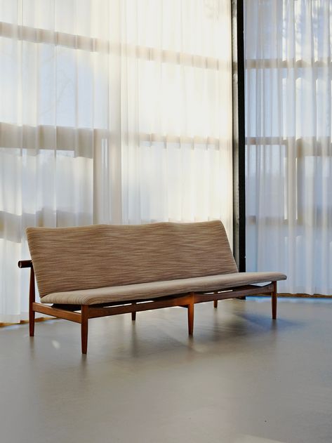 Japan Sofa 3 Seater — House of Finn Juhl — FAIR Japan Sofa, Sofa 3 Seater, Simple Sofa, Finn Juhl, Borge Mogensen, Corner Sectional, Cabinet Makers, Lounge Sofa, Wooden Furniture