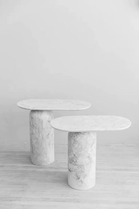 White Stone Side Table, Sofa Table Ideas, Glass Sofa Table, Marble Furniture Design, Stone Side Table, Marble End Table, White Side Table, Marble Stand, White Marble Side Table