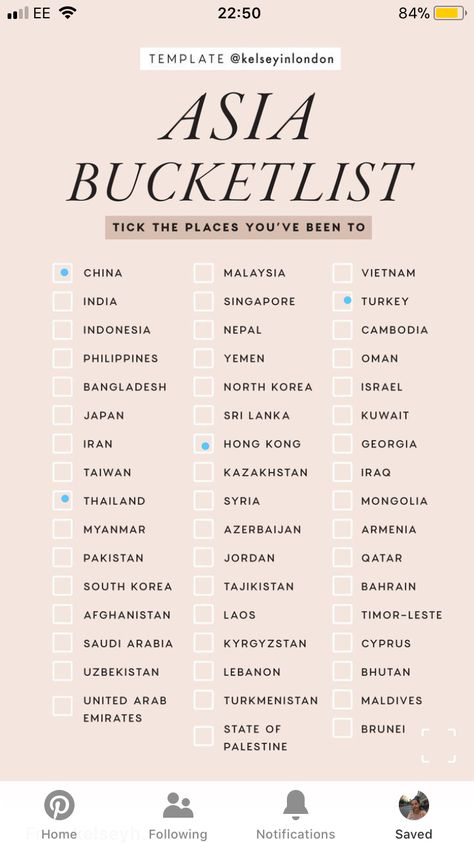 Travel Country List, Countries Bucket List, Countries To Travel Bucket Lists, Asian Countries To Visit, Travel List Countries, Asia Travel Bucket List, Asia Bucket List, Travel Life Hacks, Travel Creative