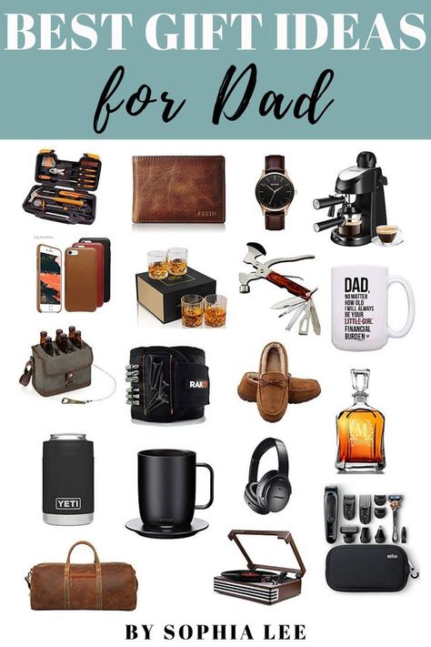 love these gift ideas for dad and I am also so happy that they are available on amazon haha #giftsfordad #giftideasfordad #fathersday #father #dad Christmas Gifts For Dad, Sophia Lee, Gift Ideas For Dad, Diy Gifts For Dad, Gift Guide For Him, Thoughtful Christmas Gifts, Best Dad Gifts, Best Gift Ideas, Christmas Gift For Dad