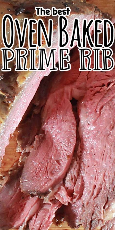 Baked Prime Rib, Prime Rib In Oven, Prime Rib Roast Recipe Ovens, Cooking Prime Rib Roast, Prime Rib Seasoning, Prime Rib Au Jus, Jus Recipe, Prime Rib Steak, Au Jus Recipe