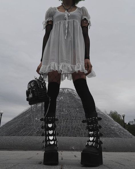 Dolls Kill’s Instagram profile post: “meet me at our spot 💒☠️💗” Dollskill Outfits, Meet Me At Our Spot, Alt Fits, Summer Goth, Gothic Clothes, Alt Fashion, Edgy Outfits, Dark Fashion, Dolls Kill