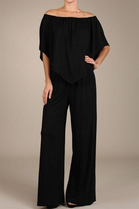 #ad Top Seller for Chatoyant Black 4 Way Convertible Top Jumper Large, Fashion Jumpsuits Versatile Wide Leg Pants For Vacation, Convertible Jumpsuit, Bell Pants, Convertible Top, Bride Clothes, Jumpsuit Fashion, Black Jumpsuit, Look Fashion, Evening Wear