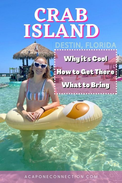 Ultimate guide to Crab Island in Destin Florida Crab Island Destin Florida, Crystal Beach Destin Florida, San Destin Florida, Destin Beach Pictures, What To Do In Destin Florida, Things To Do In Destin Florida, Destin Florida Things To Do In, Crab Island Destin Fl, Florida Destin