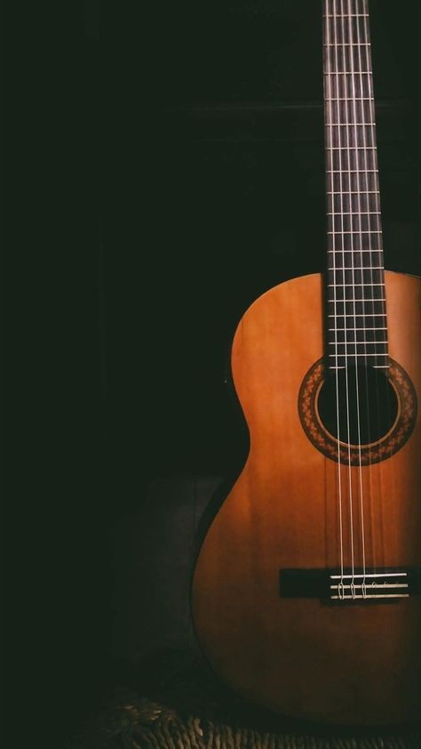 Guitar Background For Editing, Classic Guitar Wallpaper, Guitar Background Aesthetic, Guitar Wallpaper Art, Classical Guitar Aesthetic, Acoustic Guitar Wallpaper, Guitar Wallpaper Iphone, Wallpaper Guitar, Guitar Background