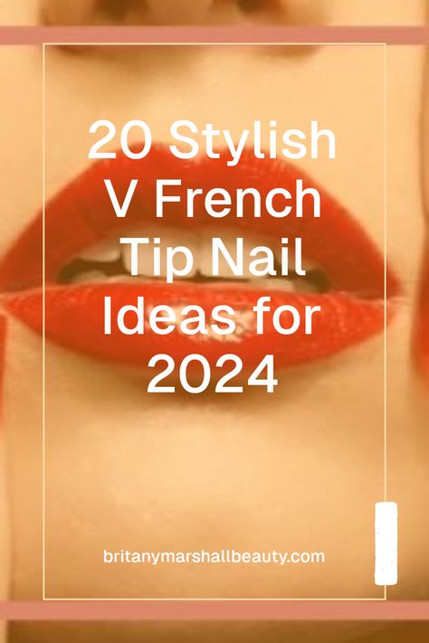 Showcasing stylish V French tip nail designs, this pin features trendy and colorful nail art ideas perfect for 2024. Discover 20+ chic styles to get inspired for your next manicure! Different Type Of French Tip Nails, French Manicure 2024 Trends, Stylish French Nails, French Tips With Accent Nail, Soft French Tip, Different Types Of French Tip Nails, Different French Tips, French Tip Variations, V Tip Nails