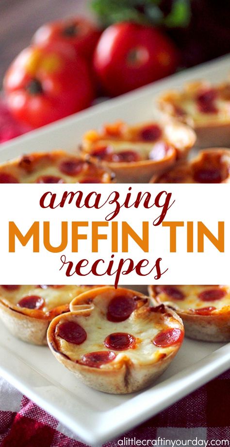 Amazing Muffin Tin Recipes - A Little Craft In Your Day Party Dinner Recipes, Party Appetizers Easy Cheap, Mini Muffin Tin Recipes, Snack Quick, Entree Ideas, Muffin Cups Recipes, Muffin Pan Recipes, Tin Recipes, Simple Dessert