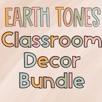 I am in love with this earth toned color scheme! With warm, calming colors and a variety of different decor items, this bundle has everything that you need to get started decorating your classroom. This bundle includes all of my earth toned decor at more than 30% off the total price, so you can decorate your classroom by simply printing what you need. With this bundle purchase, you also get access to a bonus freebie- supply bin organization labels and any future additional items added to this decor pack.Not really into these colors or looking for something a bit different? Check out my other classroom decor products.------------------------------------------------------------------------------------------------------------------------------By purchasing this resource, you are agreeing that Earth Tones Classroom Decor, Earth Tone Classroom Decor, Earth Tones Classroom, Calming Classroom Decor, Calm Classroom Decor, Bin Organization, Classroom Color Scheme, Classroom Decor Calming, Safari Theme Classroom