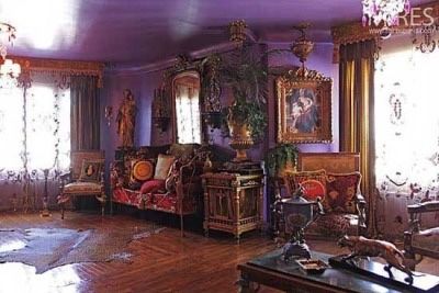 Bohemian Rooms, Purple Living Room Ideas, Purple Living Room, Manic Pixie, Baroque Decor, Decorative Ideas, Pretty Room, Dreamy Room, Poses References