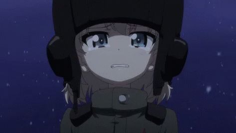 Russian Anime, Crying Gif, Girls Und Panzer, Random Gif, Anime Military, Deep Art, The Perfect Girl, Anime Jokes, Random Anime