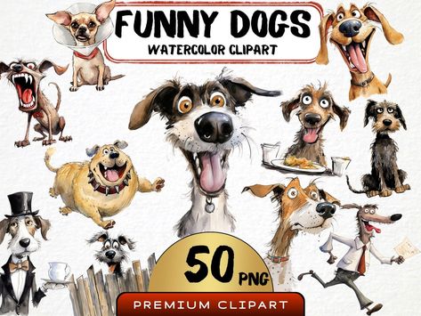 Prints Sticker, Puppy Clipart, Dog Expressions, Angry Dog, Puppy Images, Dog Clipart, Dog Cartoon, Funny Scenes, Animal Coloring