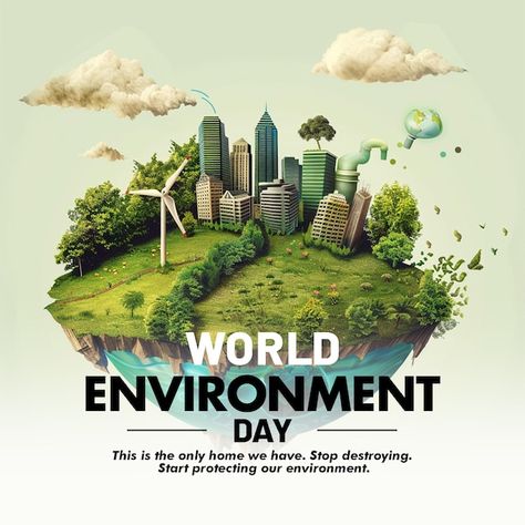 Psd world environment day poster and ban... | Premium Psd #Freepik #psd #ecology #environment #earth #world World Environment Day Posters, Happy World Environment Day, Earth Day Posters, Snapchat Streaks, World Environment Day, Environment Day, Virtual Assistant Services, Tree Care, Smart City