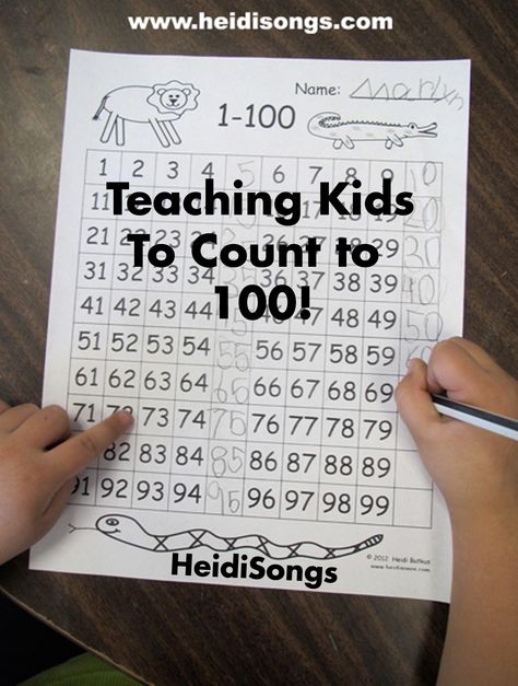 Teaching Kids To Count To 100! Here are five easy to implement, classroom tested, practical ways to help kids learn to count to 100, with a few free downloads included to help you get there. Teach Numbers, Count To 100, 100's Chart, Counting To 100, 100 Chart, Math Intervention, Homeschool Kindergarten, Math Methods, Homeschool Math