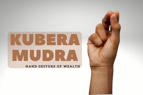 Kuber Mudra, Kubera Mudra, Hand Mudra, Hand Mudras, Yoga Hands, Leadership Abilities, Types Of Hands, Hand Gestures, God Of Wealth