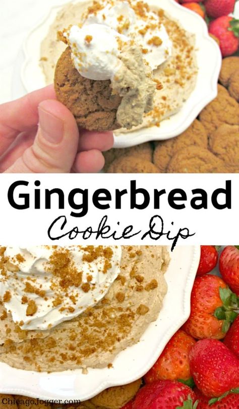 Gingerbread Cookie Dip, Recipe For Gingerbread, Cookie Dip, Sweet Sauces, Dessert Dip, Dessert Hummus, Delicious Dips Recipes, Holiday Dishes, Delicious Sweets