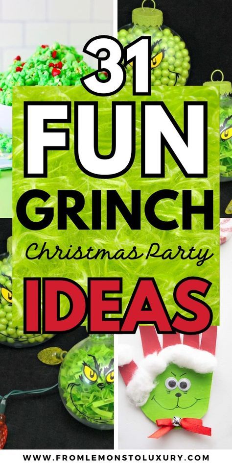 The Grinch is a beloved character from Dr. Seuss’s classic Christmas story, and it’s no surprise that many people choose to incorporate him into their holiday celebrations. If you’re planning a Grinch-themed Christmas party, you’re in luck! There are plenty of creative and fun Grinch Christmas Party ideas out there to make your party a success! christmas party ideas christmas party games christmas party food grinch party themes grinch ideas Grinch Christmas Party Preschool, Cindy Lou Who Birthday Party Ideas, Grinch Themed Christmas Party Foods, Grinch Tea Party, Kid Holiday Party Ideas, Grinch Party Ideas Games, Grinch Themed Party Games, Whoville Party Ideas, Grinch Themed Christmas Party Games