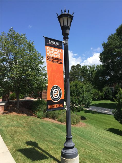 Mercer University, Change The World, University, Outdoor Decor