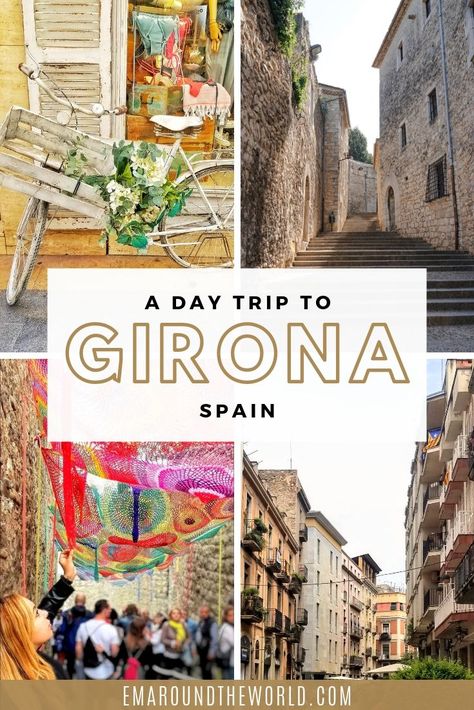 The Best Things to Do in Girona, Spain | Em Around the World Girona Spain Game Of Thrones, Gibraltar Spain, Barcelona Spain Travel, Girona Spain, Spain Travel Guide, Europe Trip Itinerary, Flower Festival, Barcelona Travel, Europe Travel Guide