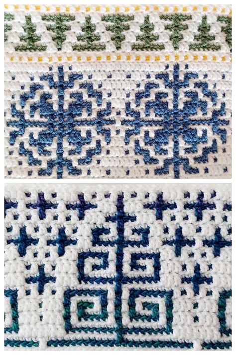 3 Basic Crochet Mosaic Christmas Patterns - Crochet Kingdom Free Crochet Mosaic Patterns, Mosaic Crochet Chart Patterns Free, Mosiac Crochet Patterns Free, Mosaic Crochet Patterns Free Charts, Mosaic Crochet Patterns Free, Crochet Mosiac, Afgan Patterns, Mosaic Crochet Chart, Crochet Stocking Pattern Free