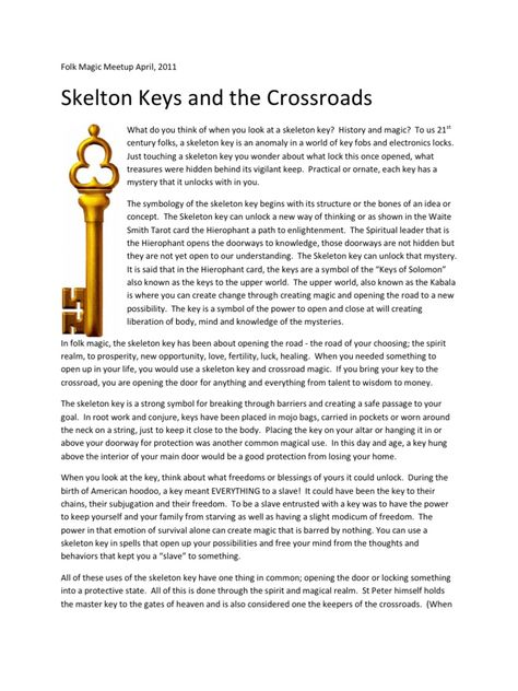 Skeleton Key Magic, Skeleton Key Meaning Witchcraft, Key Magic Spell, Skeleton Key Meaning, Key Symbolism Meaning, Keys In Witchcraft, Key Meaning In Witchcraft, Witches Keys, Key Magick