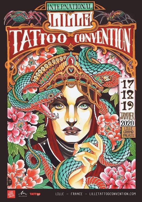 5º International Lille Tattoo Convention | Tattoofilter Rochester Tattoo, Cruz Tattoo, France Tattoo, Info Tattoo, Convention Tattoo, Paris Tattoo, California Tattoo, Thailand Tattoo, Tattoo Posters