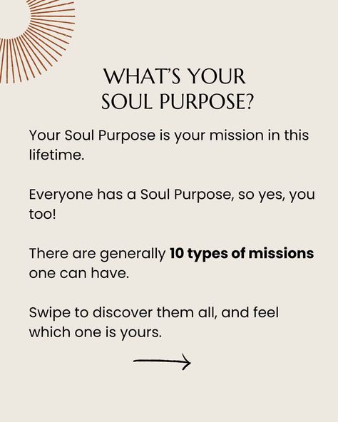 Want to discover your true Soul Purpose? ✨⁠ ⁠ Swipe through to explore the 10 types of Soul Purposes and find out which one resonates with you. ⁠ ⁠ Remember, your journey is unique, your life has meaning, your purpose is powerful. ⁠ ⁠ MORE SOUL PURPOSE GUIDANCE?⁠ I will soon launch my newest ceremony type the 'Soul Purpose Ceremony'⁠ ⁠ ⁠ 📸: @juliea_photo ⁠ ⁠ ⁠ #souljourney #soulwisdom #soulawakening #soulguide #soulpurposeguidance #soulpurposecoach #findyourcalling #soulcalling #soulpurpose #... Cacao Ceremony, Find Your Calling, Soul Purpose, Find Your Why, Souls Journey, Soul Searching, Which One Are You, The 10, Discover Yourself