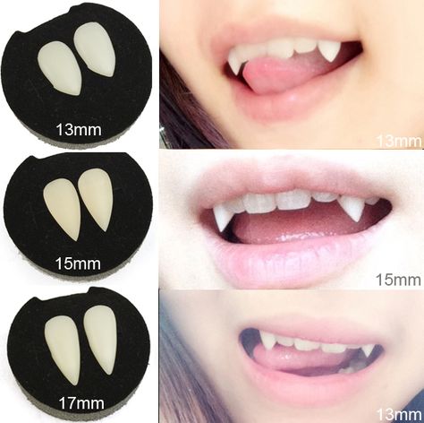 Werewolf Teeth, Halloween Fangs, Denture Adhesive, The Mask Costume, Anting Manik, Halloween Costume Props, Latex Cosplay, Fake Teeth, Vampire Fangs