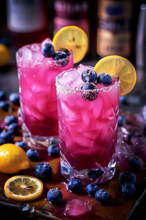 Bourbon Fizz, Whiskey Lemonade, Whiskey Ice, Lemonade Cocktail, Seltzer Water, Blueberry Lemonade, Cooking For One, Refreshing Cocktails, Lemon Blueberry