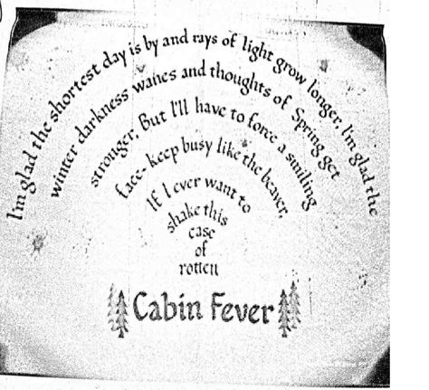 Cabin Fever Quotes, Cabin Quote, Fever Quotes, Winter Face, Cricut Craft, Cabin Fever, Cricut Craft Room, Cricut Crafts, Chalkboard Quotes