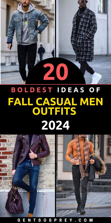 20 Casual Fall Outfits for Men in 2024: Stylish and Comfortable Looks for Every Day Men's Casual Fall Outfits, Casual Fall Outfits For Men, Grey Chelsea Boots Men, Casual Outfits Men Fall, Fall Outfits For Men, Flannel Outfits Fall, Fall Menswear, Fall Wedding Outfits, Business Casual Winter