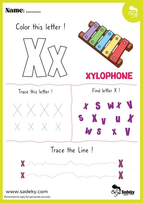 Free Printable Letter X Worksheets For Preschoolers | Sadeky Letter X Preschool Worksheets, X Worksheets For Preschool, Letter X Preschool, Letter X Worksheet, Letter X Worksheets For Preschoolers, Abc Worksheets, Free Printable Letters, Printable Preschool Worksheets, Letter Worksheets