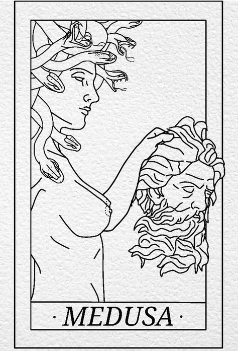 Aphrodite Drawing, Medusa Tattoo Design, Medusa Tattoo, Tattoo Design Book, Simplistic Tattoos, Coloring Book Art, Tattoo Design Drawings, Book Art Drawings, Tattoo Stencils