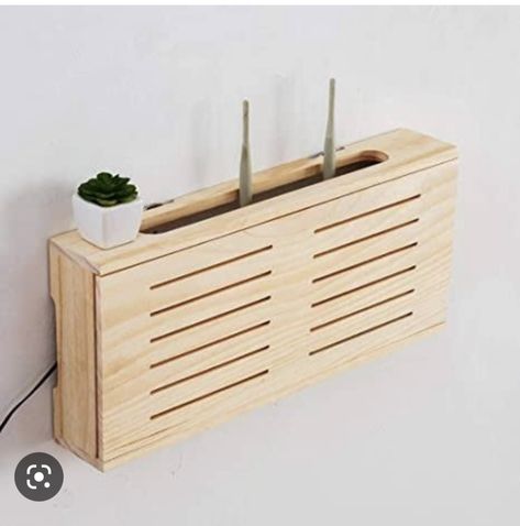 Wifi Router Shelf, Floating Shelves Tv, Hide Router, Cover Electrical Panel, Scandi Living Room, Socket Storage, Shelf Tv, Door Handle Design, Hide Cables